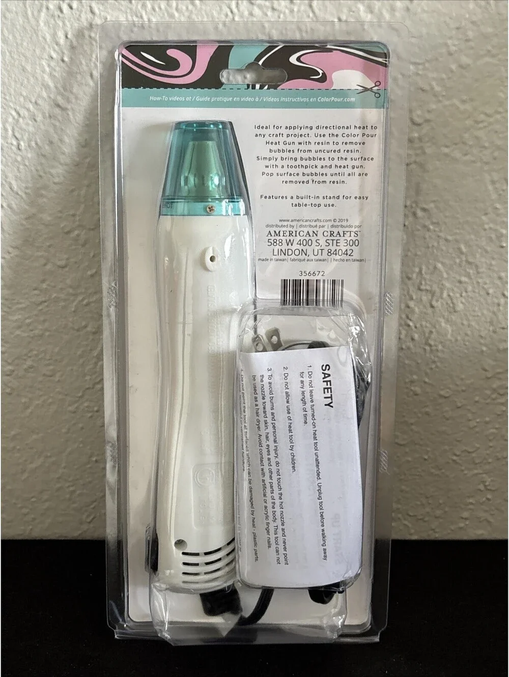 American Crafts Color Pour Resin Heat Gun - 356672